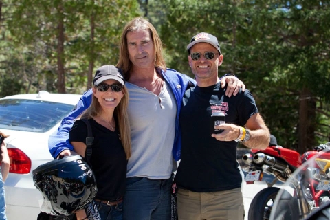 Fabio with John Caron and His Wife Suzanne